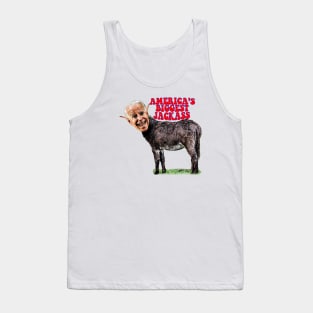 Biden Head on Donkey, AMERICA'S BIGGEST JACKASS Tank Top